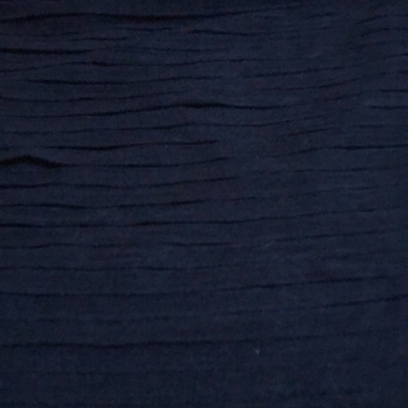 Studio M black size medium skirt semi tiered sheer lined pull on stretch - Picture 2 of 13